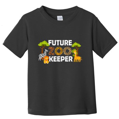 Future Zoo Keeper Safari Trip Zoo Keeper Adventure Wildlife Toddler T-Shirt