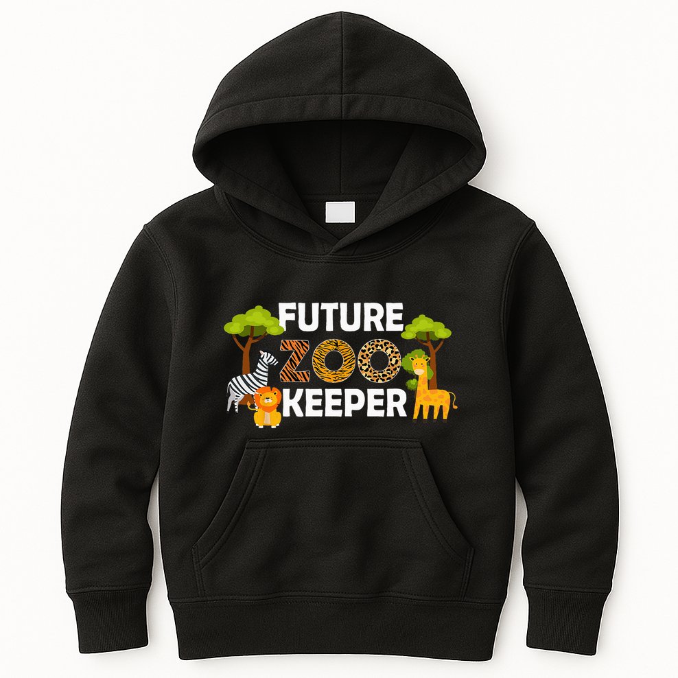 Future Zoo Keeper Safari Trip Zoo Keeper Adventure Wildlife Kids Hoodie