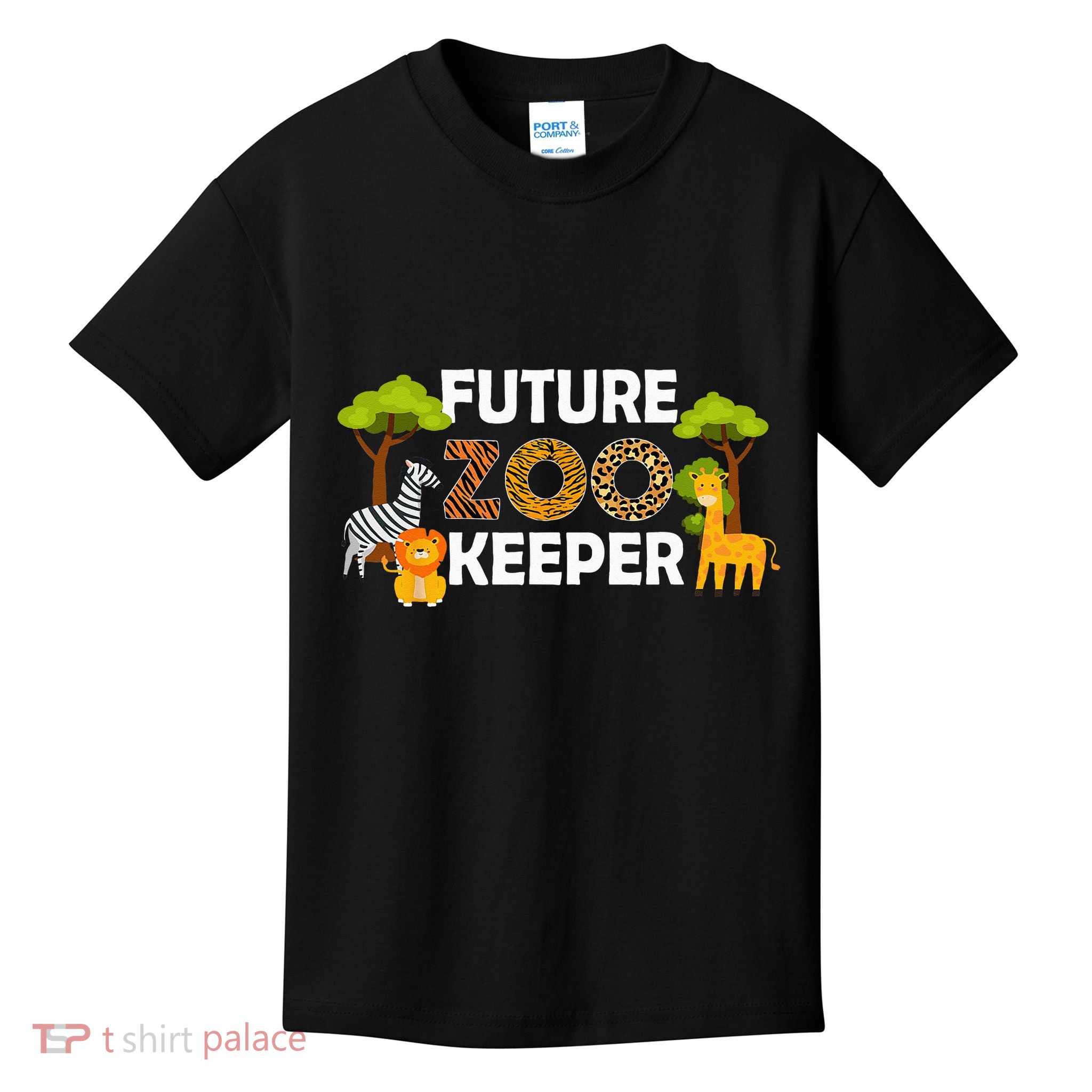 Future Zoo Keeper Safari Trip Zoo Keeper Adventure Wildlife Kids T-Shirt