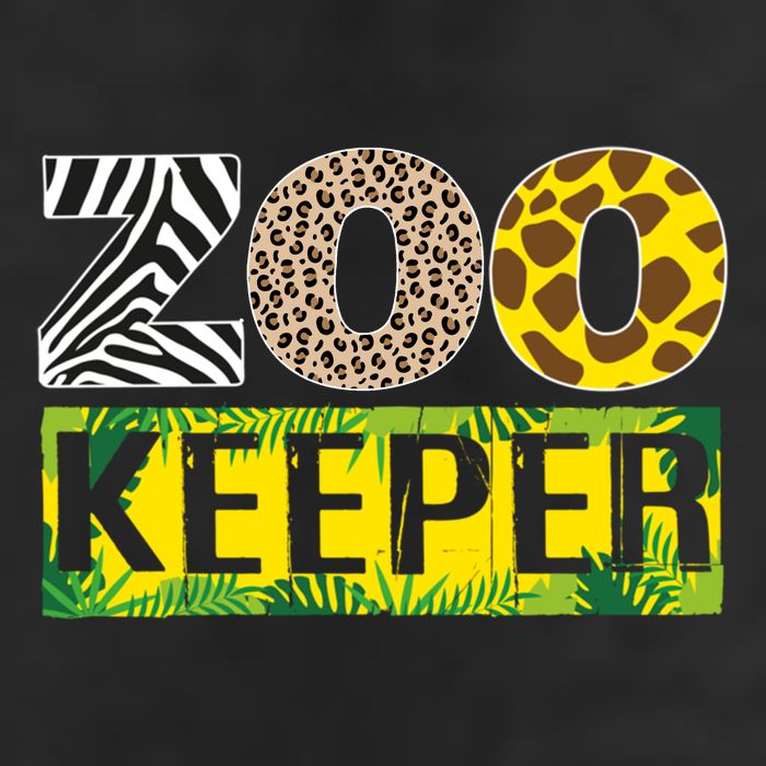 Funny Zoo Keeper Apparel Gifts 7 Panel Mesh Trucker Snapback Hat