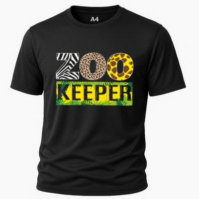 Funny Zoo Keeper Apparel Gifts Cooling Performance Crew T-Shirt