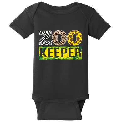 Funny Zoo Keeper Apparel Gifts Baby Bodysuit