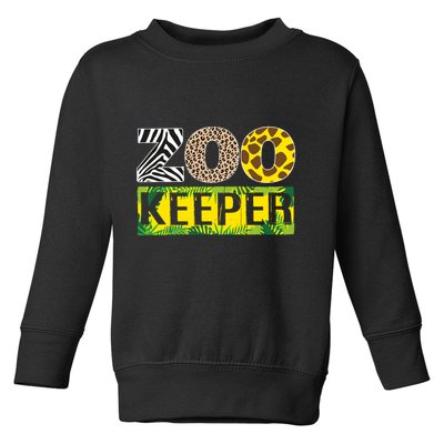 Funny Zoo Keeper Apparel Gifts Toddler Sweatshirt