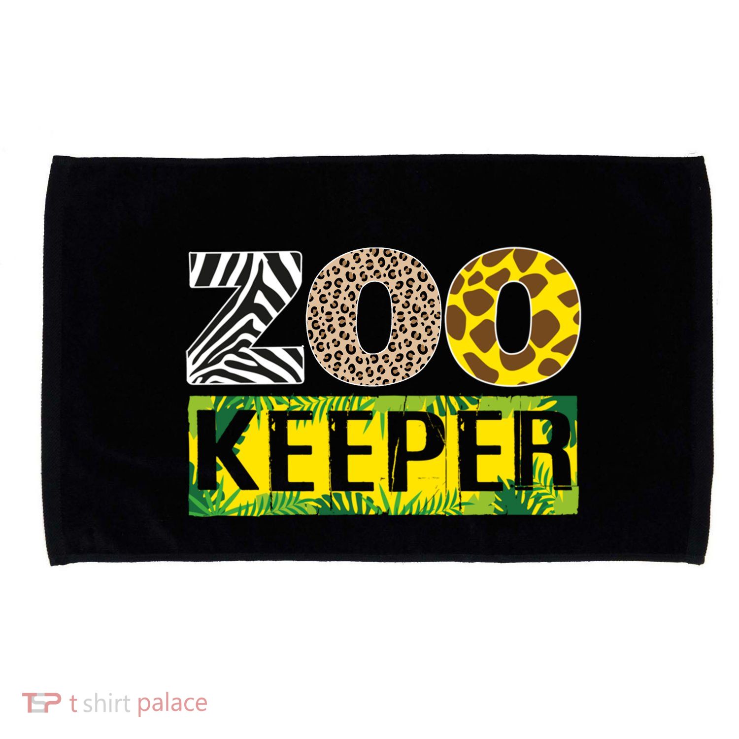 Funny Zoo Keeper Apparel Gifts Microfiber Hand Towel