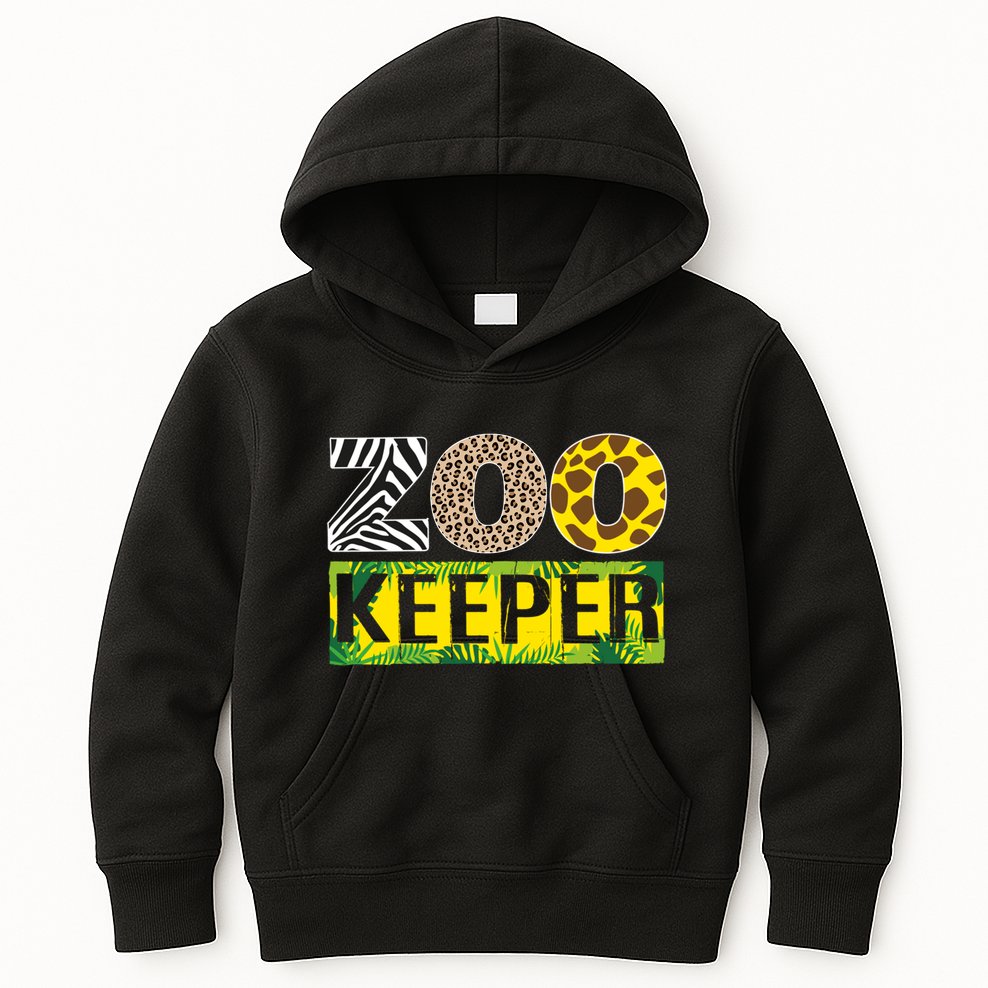 Funny Zoo Keeper Apparel Gifts Kids Hoodie