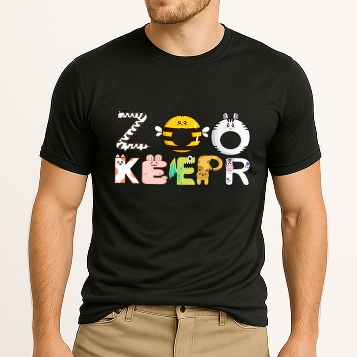 Funny Zoo Keeper Gift Cooling Performance Crew T-Shirt