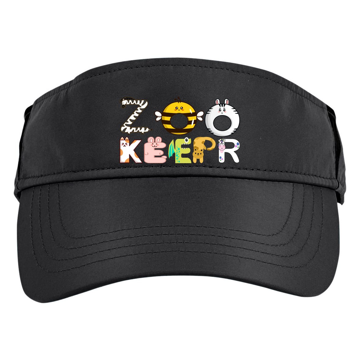 Funny Zoo Keeper Gift Adult Drive Performance Visor