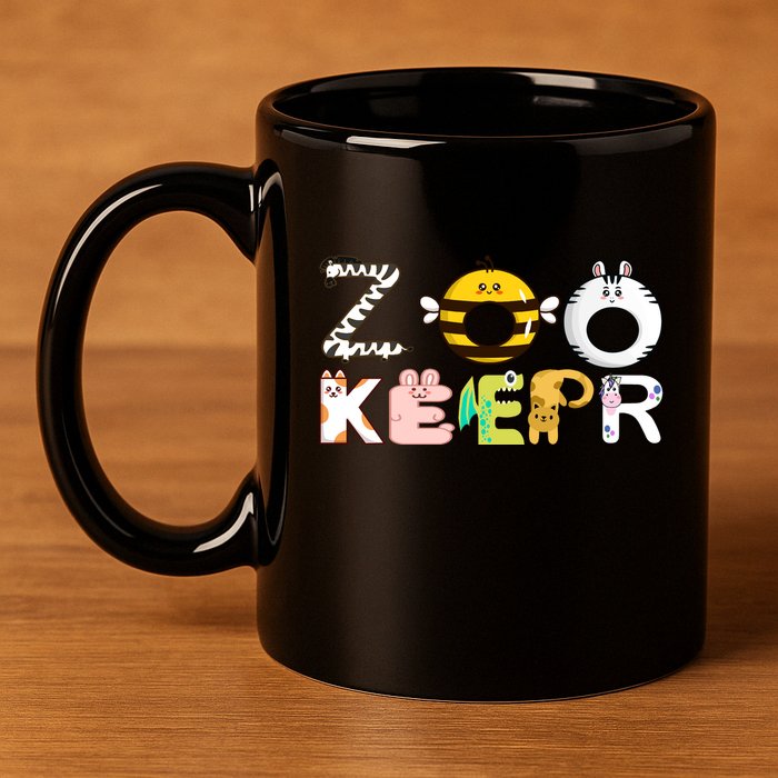 Funny Zoo Keeper Gift 11oz C Handle Ceramic Mug