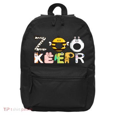 Funny Zoo Keeper Gift 16 in Basic Backpack