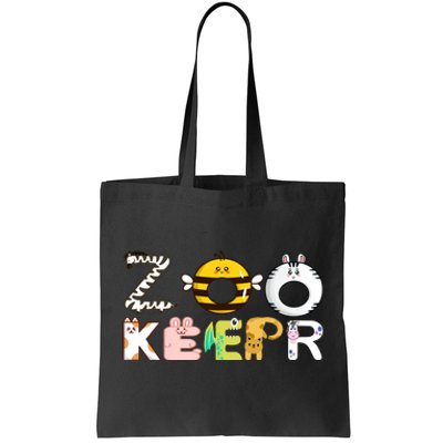 Funny Zoo Keeper Gift Tote Bag