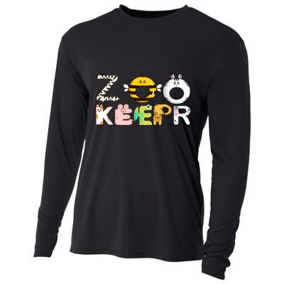 Funny Zoo Keeper Gift Cooling Performance Long Sleeve Crew