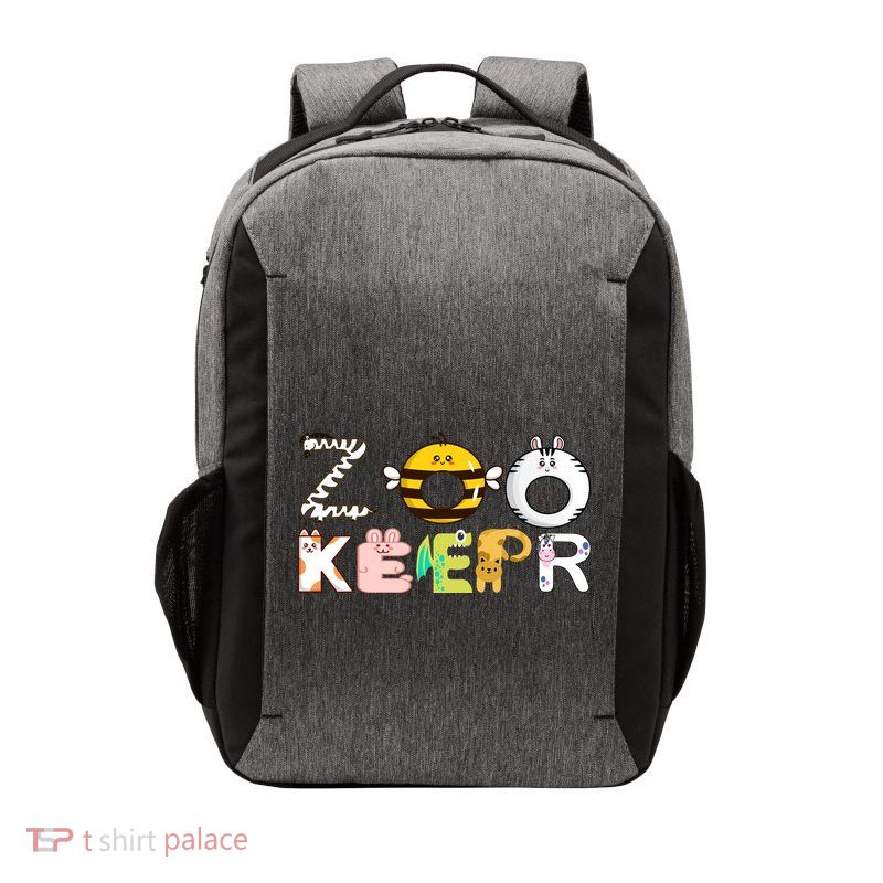Funny Zoo Keeper Gift Vector Backpack