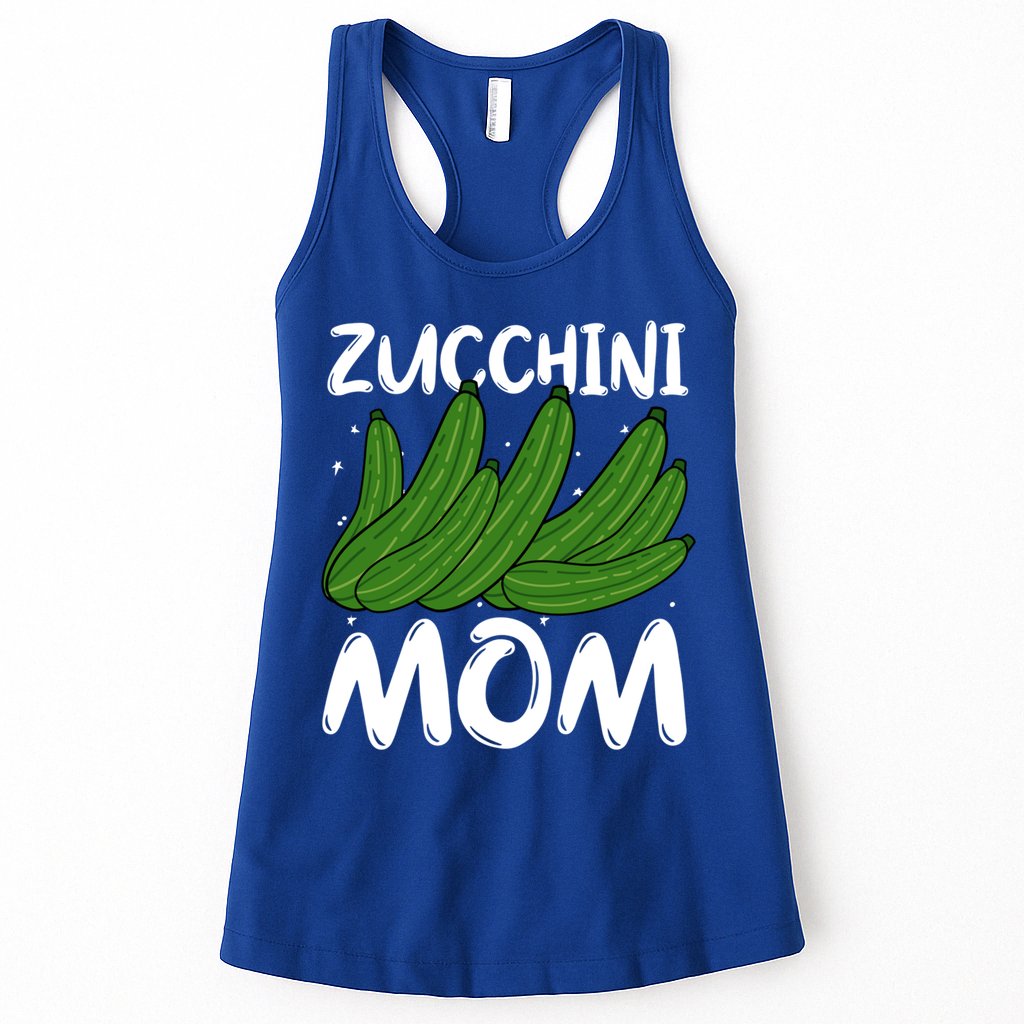 Funny Zucchini Mom Vegetable Mothers' Day Gardener Lover Gift Womens Tank Top