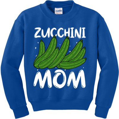 Funny Zucchini Mom Vegetable Mothers' Day Gardener Lover Gift Kids Sweatshirt