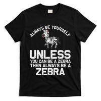 Funny Zebra Themed For Women African Wildlife Safari T-Shirt