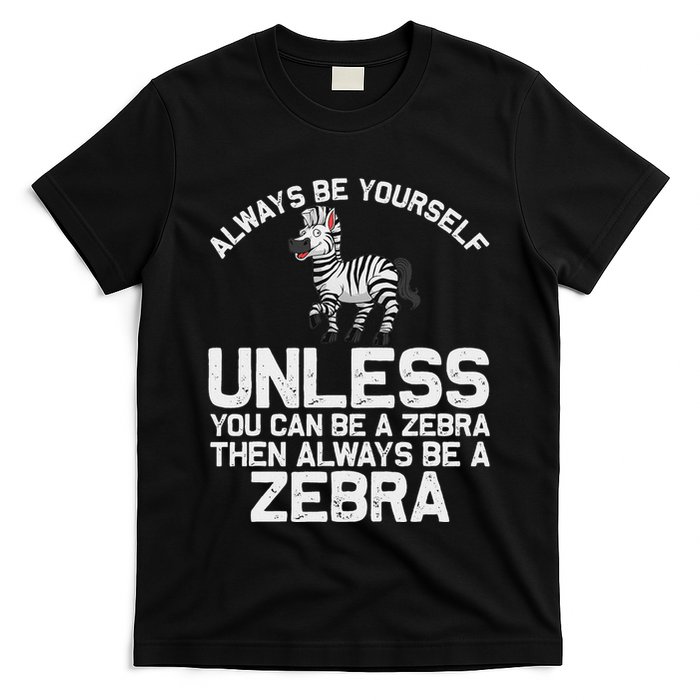 Funny Zebra Themed For Women African Wildlife Safari T-Shirt