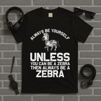Funny Zebra Themed For Women African Wildlife Safari T-Shirt