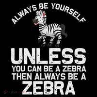 Funny Zebra Themed For Women African Wildlife Safari Tall T-Shirt
