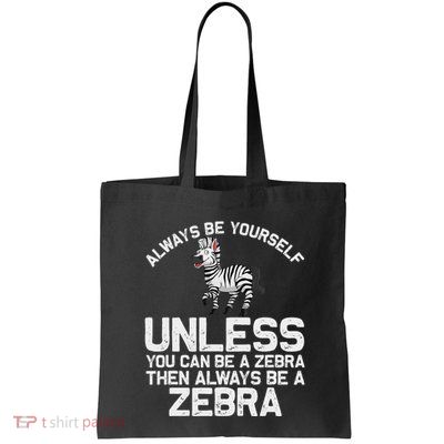 Funny Zebra Themed For Women African Wildlife Safari Bag