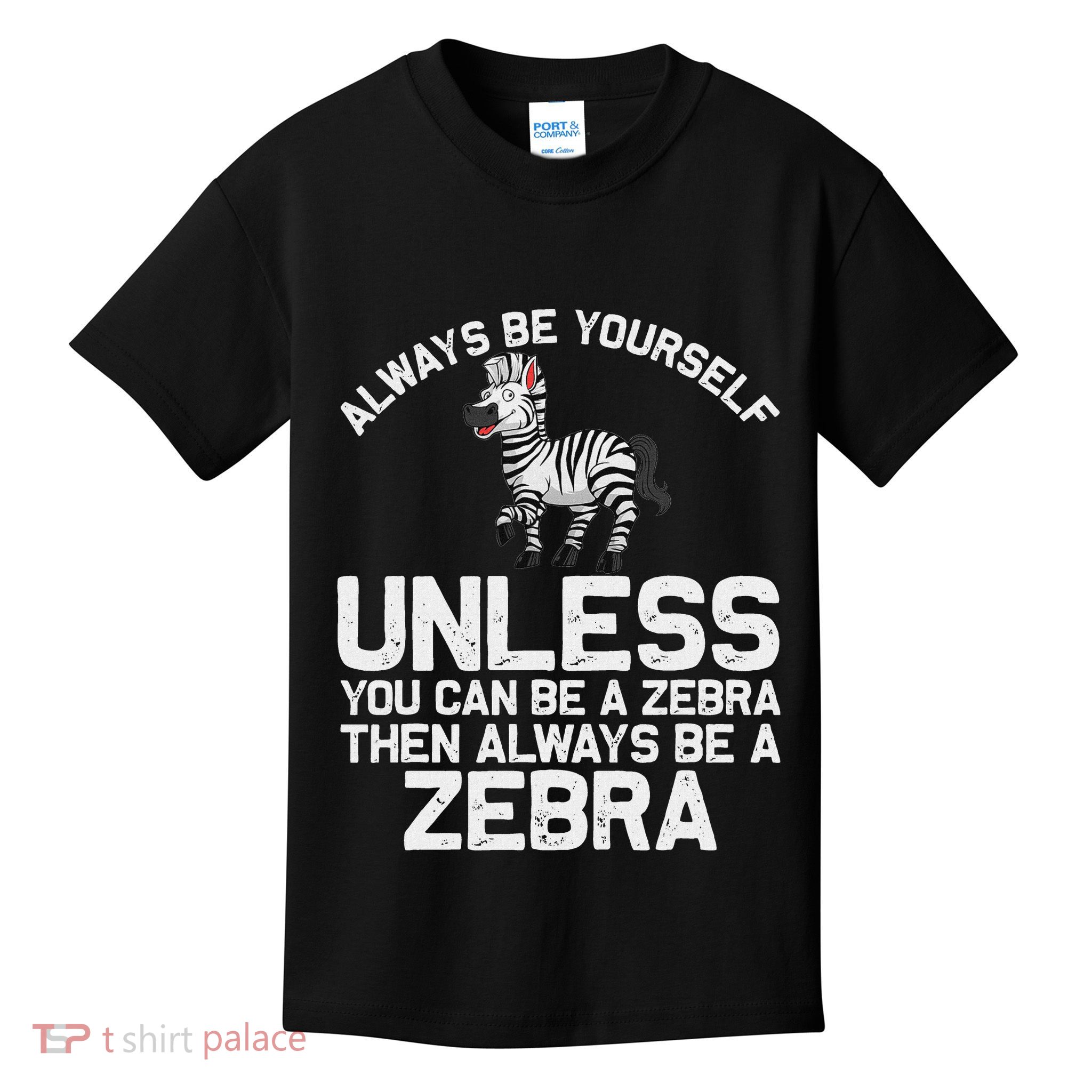 Funny Zebra Themed For Women African Wildlife Safari Kids T-Shirt