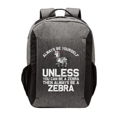 Funny Zebra Themed For Women African Wildlife Safari Vector Backpack