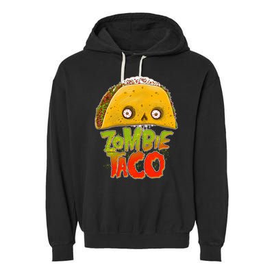 Funny Zombie Taco Garment-Dyed Fleece Hoodie