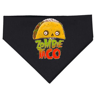 Funny Zombie Taco USA-Made Doggie Bandana