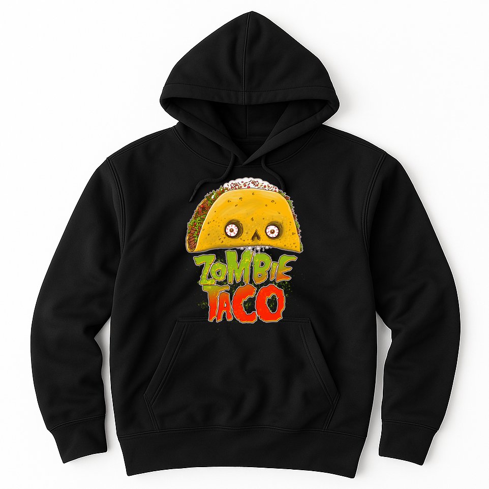 Funny Zombie Taco Hoodie