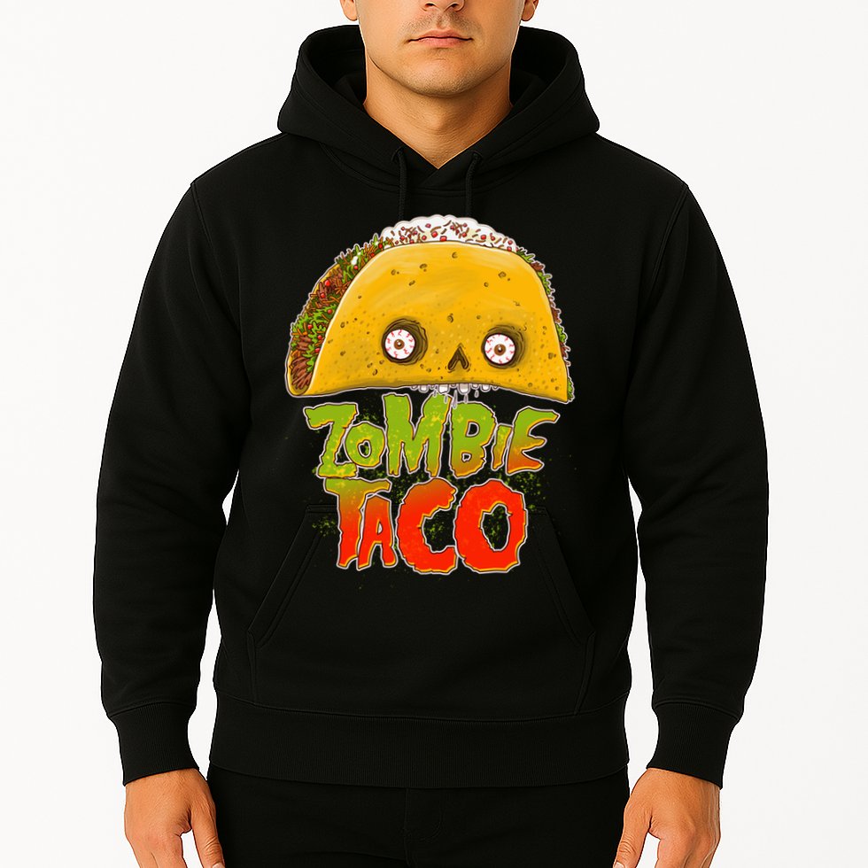 Funny Zombie Taco Hoodie