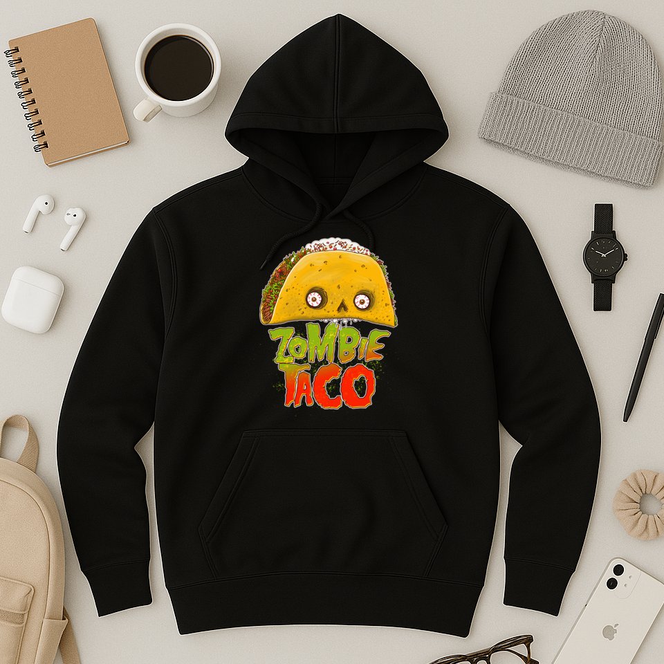 Funny Zombie Taco Hoodie