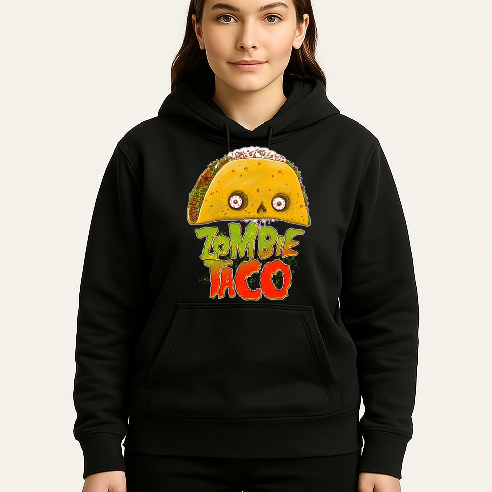 Funny Zombie Taco Hoodie