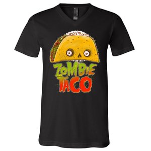 Funny Zombie Taco V-Neck T-Shirt