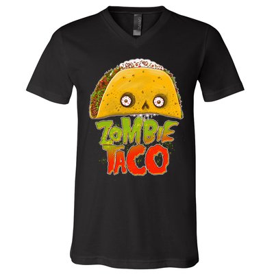 Funny Zombie Taco V-Neck T-Shirt