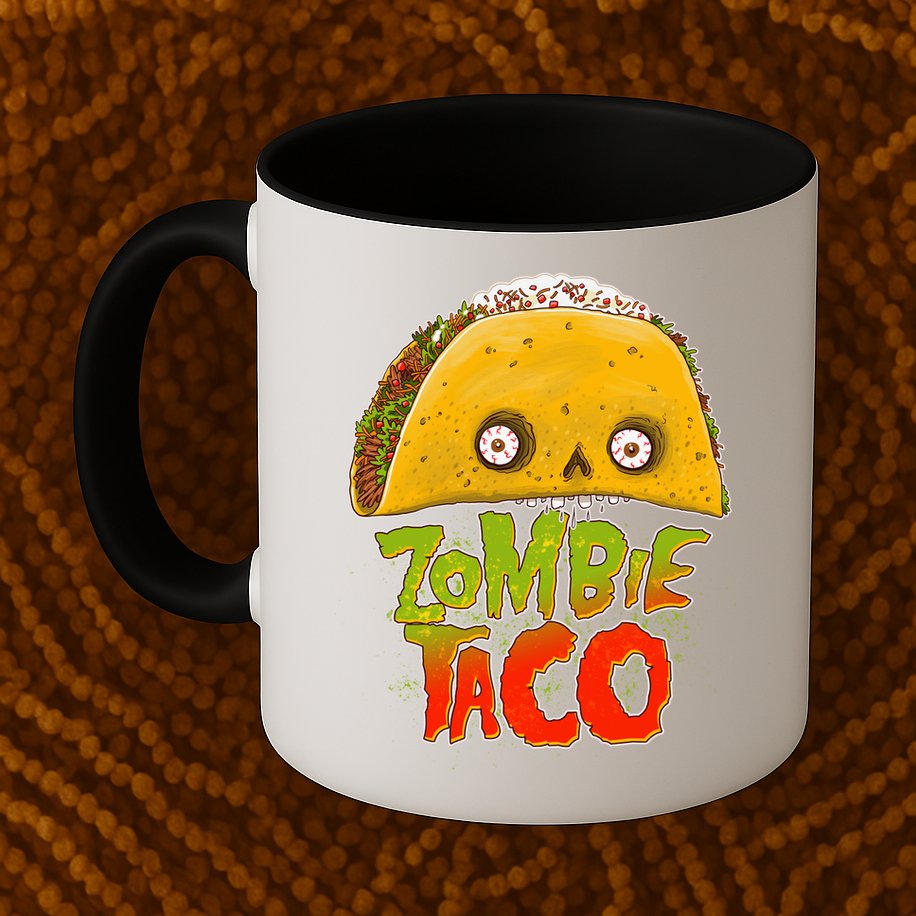 Funny Zombie Taco Mug