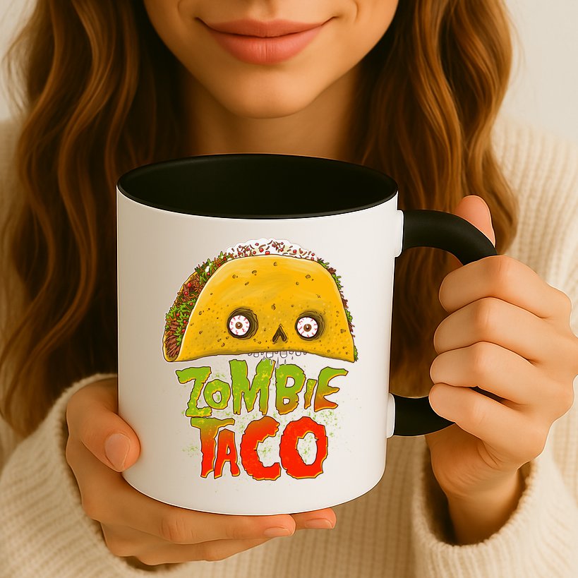 Funny Zombie Taco Mug