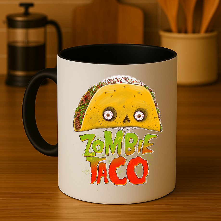 Funny Zombie Taco Mug