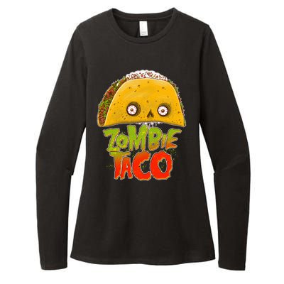 Funny Zombie Taco Womens CVC Long Sleeve Shirt