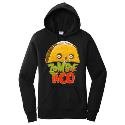 Funny Zombie Taco Women's Pullover Hoodie