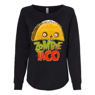 Funny Zombie Taco Womens California Wash Sweatshirt