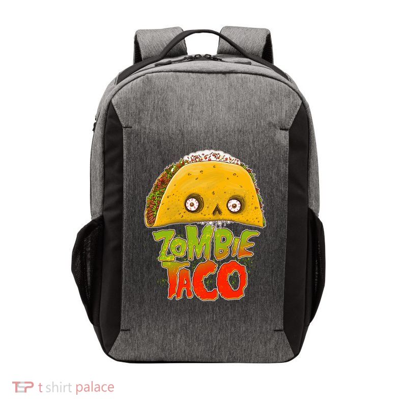 Funny Zombie Taco Vector Backpack