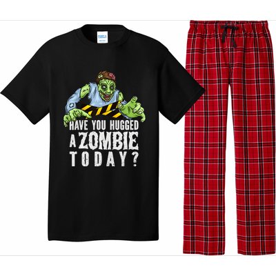 Funny Zombie Tshirt, Funny Halloween Tee, Zombie Lover Pajama Set