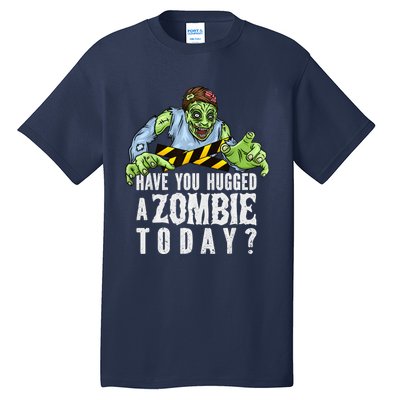 Funny Zombie Tshirt, Funny Halloween Tee, Zombie Lover Tall T-Shirt