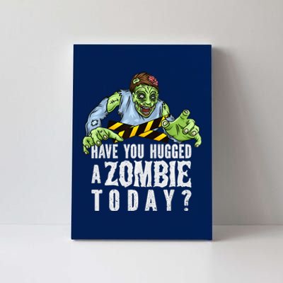 Funny Zombie Tshirt, Funny Halloween Tee, Zombie Lover Canvas