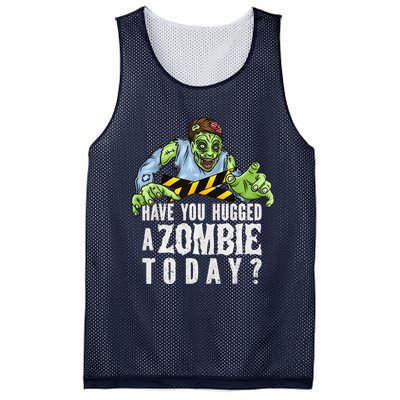 Funny Zombie Tshirt, Funny Halloween Tee, Zombie Lover Mesh Reversible Basketball Jersey Tank