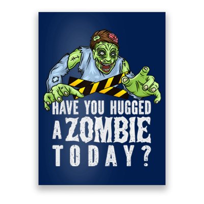 Funny Zombie Tshirt, Funny Halloween Tee, Zombie Lover Poster