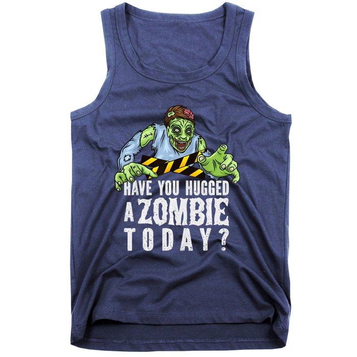 Funny Zombie Tshirt, Funny Halloween Tee, Zombie Lover Tank Top