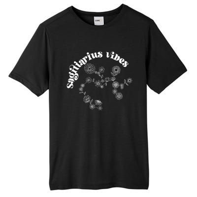 Flower Zodiac Wildflower Sagittarius Vibes Meaningful Gift Tall Fusion ChromaSoft Performance T-Shirt