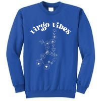 Flower Zodiac Wildflower Virgo Vibes Cool Gift Tall Sweatshirt