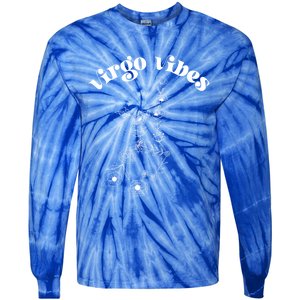 Flower Zodiac Wildflower Virgo Vibes Cool Gift Tie-Dye Long Sleeve Shirt