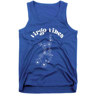 Flower Zodiac Wildflower Virgo Vibes Cool Gift Tank Top